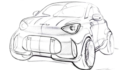 스마트 #2: 포르투 후속 2인승 전기차, 2026년 유럽 출시 예정