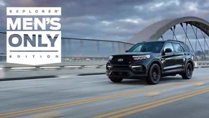 Ford показал версию внедорожника Ford Explorer «только для мужчин»