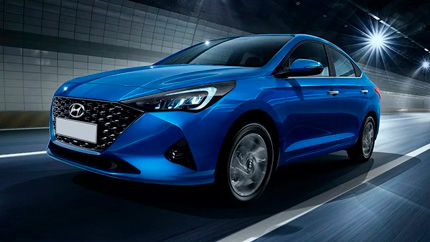 В Россию привезли импортную копию Hyundai Solaris
