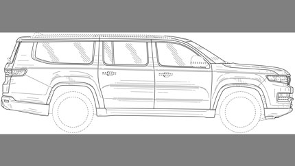 Внедорожник Jeep Wagoneer запатентован в России