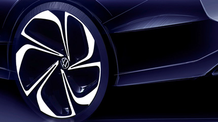 Компания VOLKSWAGEN представила тизер электроседана ID. AERO