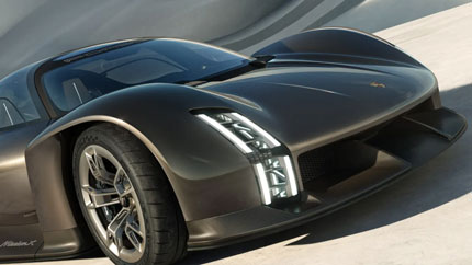 Porsche показала электрический гиперкар Mission X