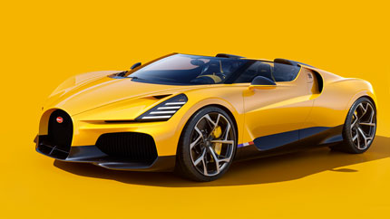 В России запатентован дизайн гиперкара Bugatti Mistral