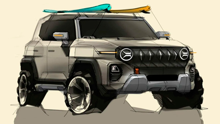 В Корее был замечен новый автомобиль марки SsangYong