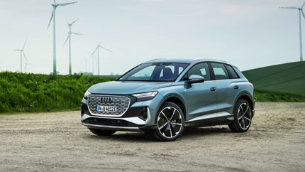 Компания Audi обновила электрокроссовер Q4 e-tron