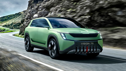 Компания Skoda представила концептуальный электрокроссовер Vision 7S