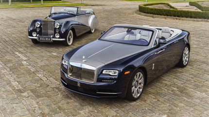 Компания Rolls-Royce прекратила производство кабриолета Dawn