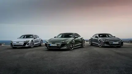 Больше мощности и запаса хода: представлен обновлённый Audi e-tron GT