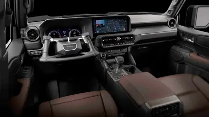 Компания Toyota показала новый Land Cruiser без педалей и штурвалом вместо руля