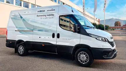 Электрофургон, который «видит» все: Iveco eDaily учат общаться с дорогами, машинами и пешеходами