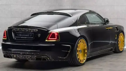 Отделка 24-каратным золотом: ателье Mansory показало свою версию Rolls-Royce Wraith