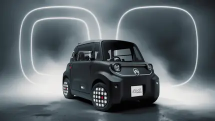 Маленький, но злой: Citroen Ami Dark Side отметил Хэллоуин в черном цвете