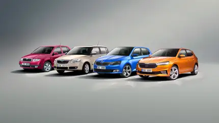 Более 5 млн машин: назван тираж модели Skoda Fabia за всю историю её существования