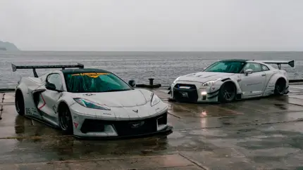 Corvette встретил Godzilla — японское побережье едва выдержало такую красоту