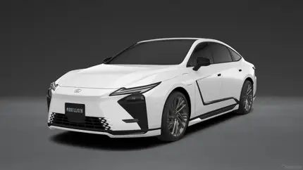 Lexus ES будто собирается на бал, а не на автосалон: версия от Modellista выходит на сцену Токио