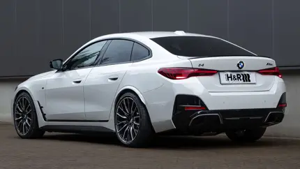 BMW i4 M60 на пружинах H&R: когда стиль встречается с производительностью