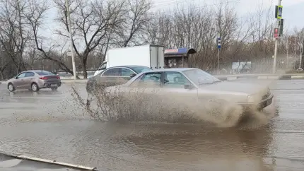 Российским водителям рассказали об опасности мокрой дороги