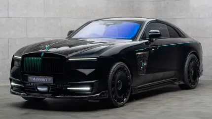Черный бриллиант с бирюзой: Mansory показала самый эффектный Spectre