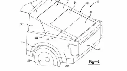 Дизайн на грани фантастики: Ford патентует «плавники» для новых пикапов