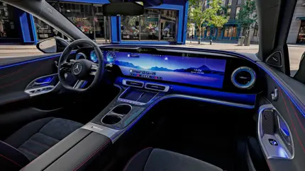 Раскрыт интерьер электрического Mercedes-Benz C-Class с 162 «звездами»