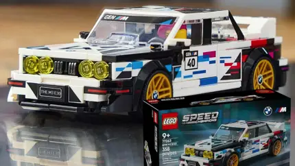 Легенда в кубиках: LEGO выпустил BMW M3 первого поколения