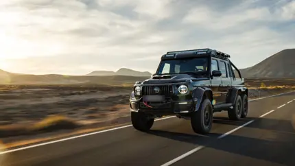 В России появился 6-колёсный вездеход «Гелендваген» от Brabus