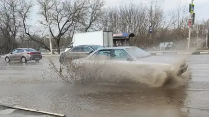 Водителям рассказали, как правильно преодолевать большие лужи