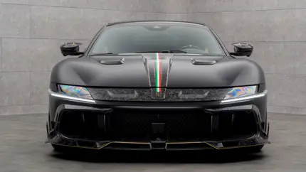 Черный карбон вместо классики: Mansory радикально переделал Ferrari