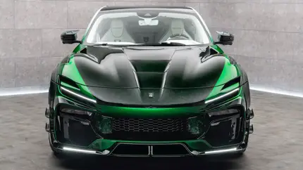 Ferrari Purosangue стал трёхцветным и ещё более агрессивным: новый проект от Mansory