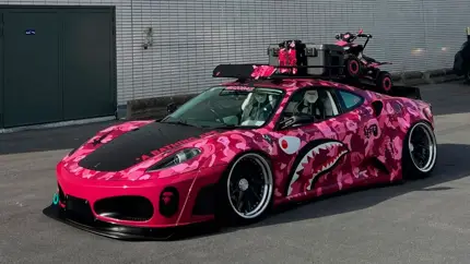 Ferrari F430 превратили в безумный проект с багажником на крыше